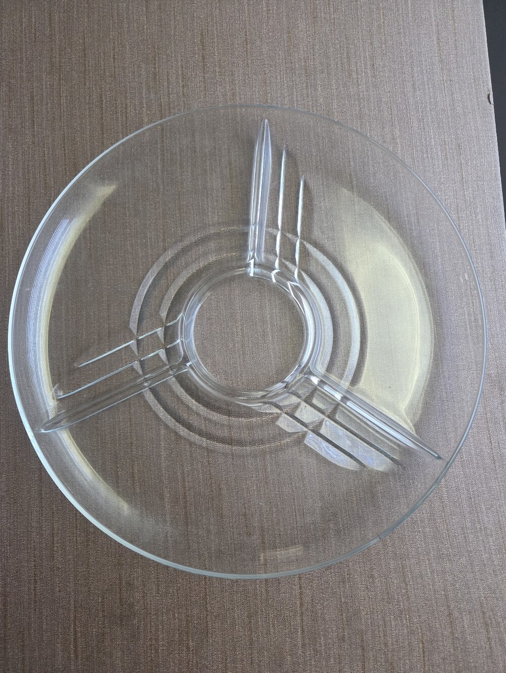 Arizona-Parallels by Luminarc USA  13" Divided Platter